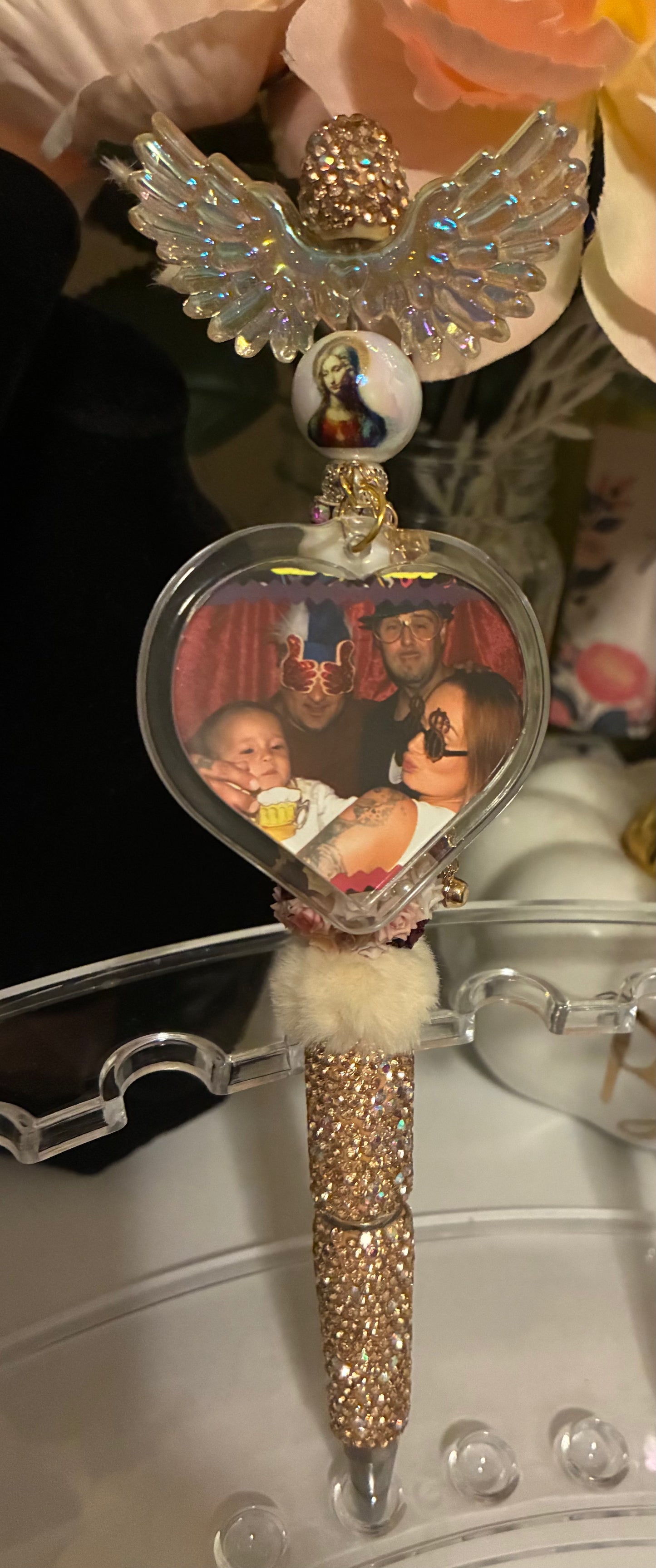 Beadable Pen with Hanging photo