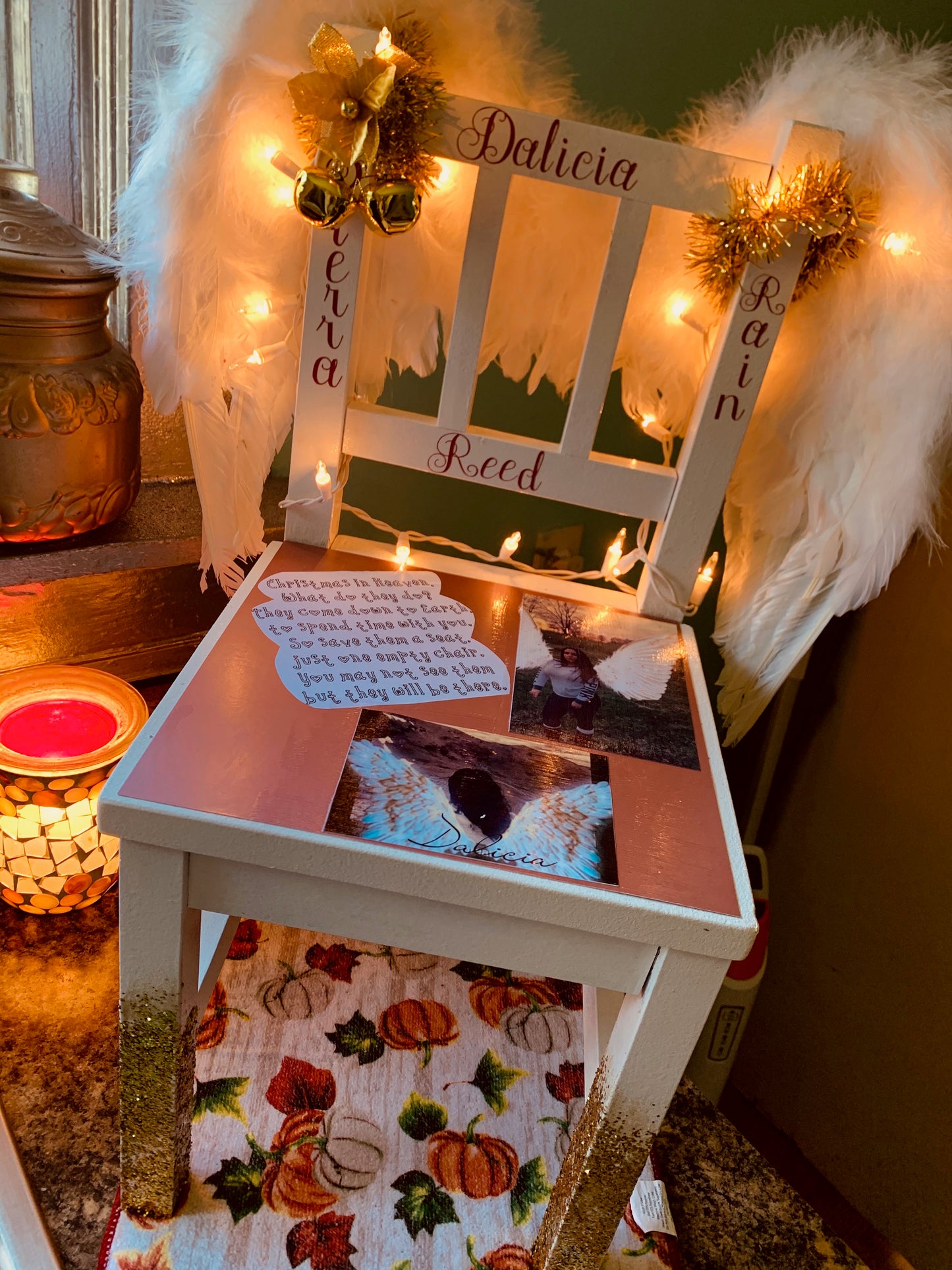 Angel Christmas Chair