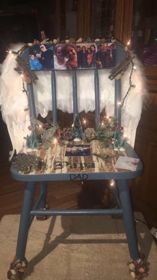 Angel Christmas Chair